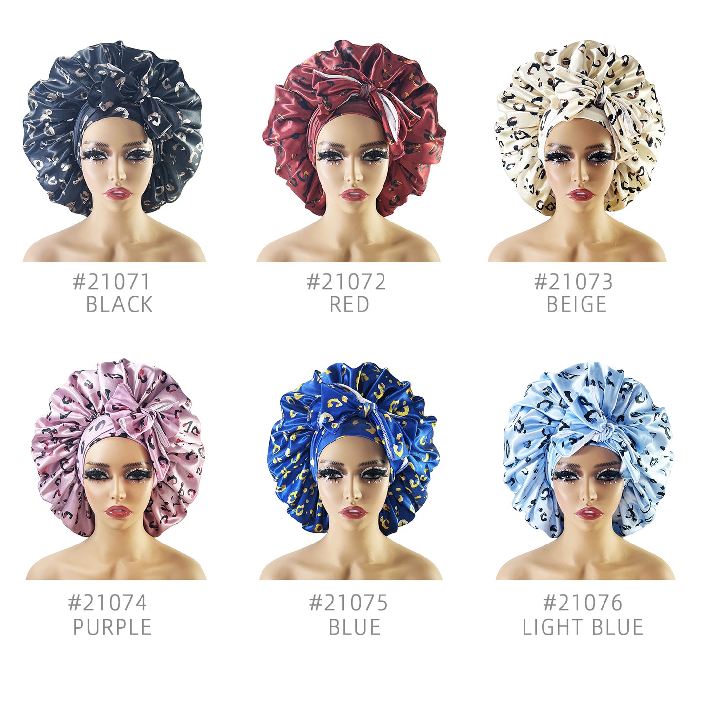 LUXURY DOUBLE LAYER HAIR BONNET Plain colour.