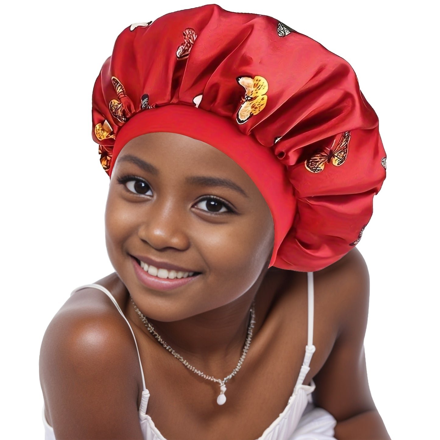 CHILDREN LUXURY DOUBLE LAYER HAIR BONNET