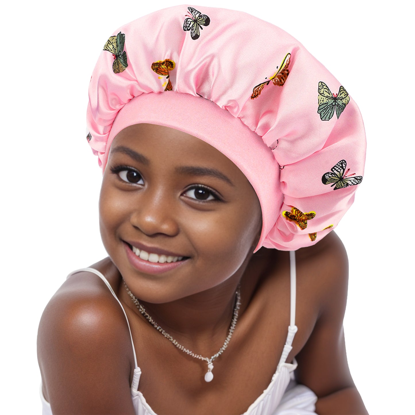 CHILDREN LUXURY DOUBLE LAYER HAIR BONNET